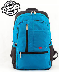 KAMARU Archie Backpack for Men - Blue - 15.6" Laptop Capacity - Multiple Compartments - Padded Straps - Travel Ready