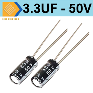 ( 10 CON ) Tụ 3.3uf 50V tụ hóa 3.3uf50V