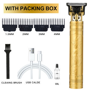 Tông Đơ Cắt Tóc / Cạo Râu Điện Tử T9 USB Không Dây Có Thể Sạc Lại Cho Nam Và Nữ