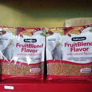 ZuPreem Medium Birds Fruit Blend Flavor makanan harian nutrisi burung medium sedang