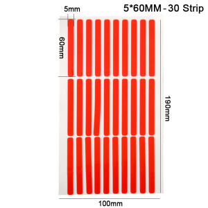 Transparent Double Adhesive Tape Nail Tip Adhesive Tape Acrylic Display Bar Nail Art Swatch Display Tool