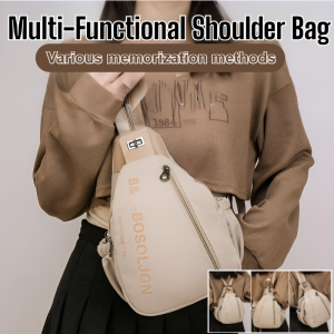 Multifunctional Fashion Casual Backpack Shoulder Bag Simple Large Capacity School Bag