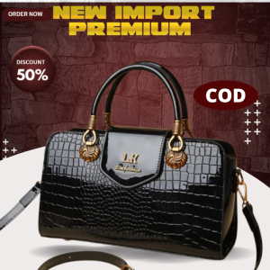 FL026153 Tas kerja wanita mewah elegan slempang kulit staylish ibu ibu pesta kondangan cantik perempuan kantoran kekinian terbaru