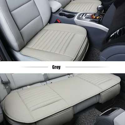PU Leather Car Seat Covers 5D Front Back Cushion Automobiles Non-slip Cover Seat