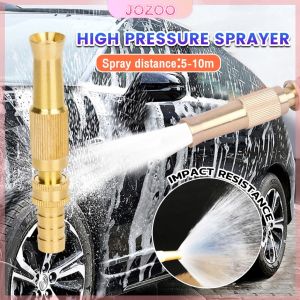 Jozoo Muti-purpose Adjustable Copper High Pressure Sprayer Garden Watering Car Wash For 1/2" Hose