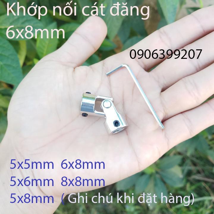 khớp nối trục cardan 6 x 8mm