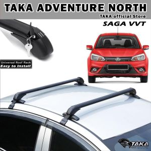 SAGA VVT Universal Roof Rack Luggage Car Top Carrier Cargo Box Bracket / Croos Bar / Wing Bar