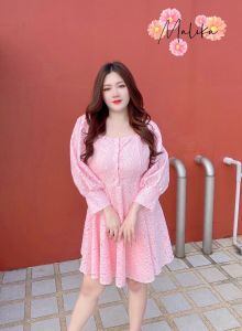 ชุดเดรสลูกไม้สาวอวบสวยหวาน เสื้อลูกไม้สาวอวบราคาถูก ชุดลูกไม้คนอ้วน38 40 42 ชุดลูกไม้คนอ้วนไปงานแต่ง เดรสเรียบหรูไซส์ใหญ่