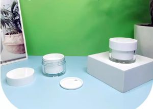 10/30pcs 20g/30g/50g Empty Clear Round Acrylic Cream Jar Makeup Jar Refillable Bottle Cosmetic Container Travel Bottle