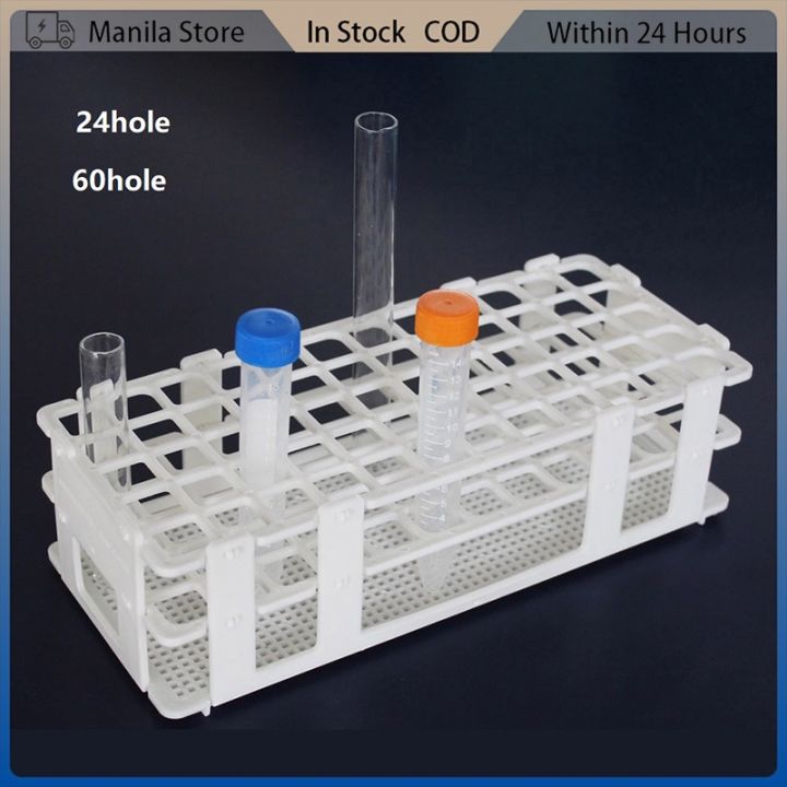 thumbnail image 2 of Plastic Test Tube Rack Holder - 5.91x5.91x2.17 Inch Detachable Lab Organizer 2 of 12