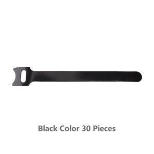 Wire Cable Tie Organizer Reusable Fastening Adjustable Microfiber Cloth Loop Cord Straps Wire Holder Cable Ties Cable Management Organiser 30 PCS