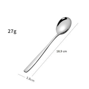 Muỗng ăn tròn cán dài  inox 304 loại tốt -thìa ăn cơm cán dài - muỗng canh - muỗng cà phê - muông cơm - muỗng súp - muỗng ăn bánh - thia an canh - muong an com