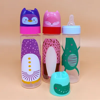 Standard-Neck 3 in 1 Baby Feeding Bottle with PP Material BPA Free Bottle Set 250ml Kabuli99