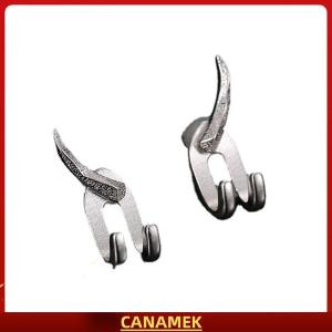 Miễn phí vận chuyển✨ Khuyên tai punk mới cho nam khuyên nụ hai công dụng tháo rời được hạt charm đính tai kiểu chấu trang sức thời trang