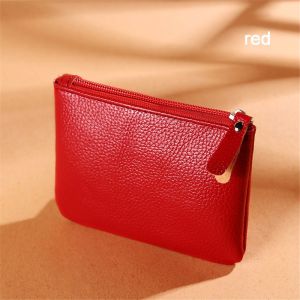 WAPKTY Gift Matte Credit Card Holder Cash ID Card Card Wallet Coins Bag Mini Purse Zipper