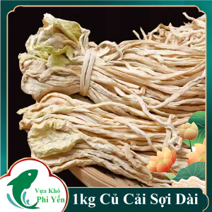 Củ Cải Khô Dài Nguyên Chất Tươi Ngon Tự Nhiên Không Pha Tạp- VỰA KHÔ PHI YẾN