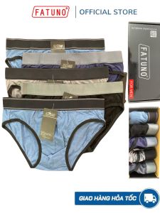 Hộp 5 quần sịp tam giác nam chất cotton co giãn cao cấp Quần lót nam kháng khuẩn thấm hút mồ hôi tốt