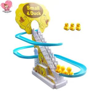Vịt Cầu Thang đồ chơi leo núi Lắp Ráp Thiết Kế Điện Vịt Cầu Thang Đồ Chơi giáo dục sớm vịt nhỏ đồ chơi leo núi S Cho nam nữ