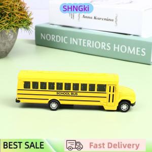 SHNGki Alloy Inertial School Bus Model Car Model Pull Back Toys Vehicle Gifts Kids Boy Toys For Children Birthday