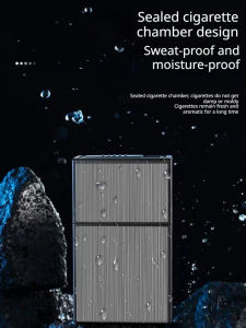 【HOT】Aluminum Alloy Case Waterproof Portable Hard Box 20 Sticks Storage Anti Pressure Smoking Accessories