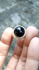 cincin batu akik yaman wulung natural batu alam