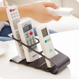 Desktop Metal TV Remote Control Storage Rack 4 Frame Remote Control Storage Mobile Phone Holder Desktop Sundries Stationery Organizer