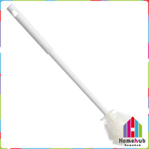 HB Silicone Cleaning Cup Brush 360° Easy to Clean Long Handle Jar Brush