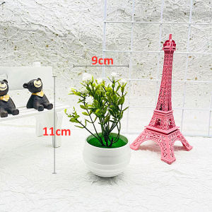 1pcs Simulation Potted Plant High Quality Mini Green Plants Plastic Office Home Decoration Artificial Potted Plants