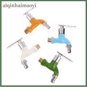 aiqinhaimaoyi 4 Colors Faucet 1 2 Male Wall Mounted Washing Machine Faucet Plastic Water Hose Quick Connector Garden Balcony Faucet