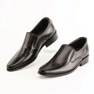 คัทชูหัวแหลมตะเข็บ หนังวัวแท้ฟอกนิ่ม รุ่นL  by THE DRAGON