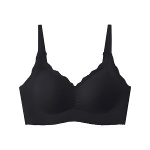 Bra for Women Push-Up Wireless M-XXL Soft Support Sports Breathable Simple Underwear with Hook Closure Womens Underwear