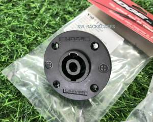 คอนตัวเมียกลม ยี่ห้อ NTS (4 ตัว) แจ๊คสปีก 4 ขา LIDGE รหัสสินค้า YM-117 สีดำ เส้นใยสินค้าบริษัท