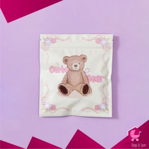 BabyShop-C1151 Plastik Ziplock Cute Bear Tempat Penyimpanan Aksesoris Serbaguna / Plastik Souvenir