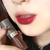 Herorange~ Phong cách Nhật Bản son môi như gương trong và ẩm trắng lâu không cần lo lắng Cốc nhúng dễ dàng HR281