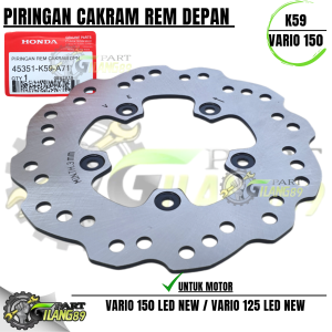 Piirngan cakram depan vario 125 led vario 150 led genio f1 vario 160 k59