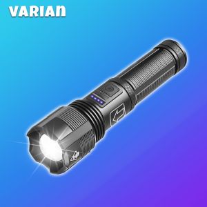 WELITE Senter Terang USB Type C Brighty Super Flashlight XHP50 Tahan Air