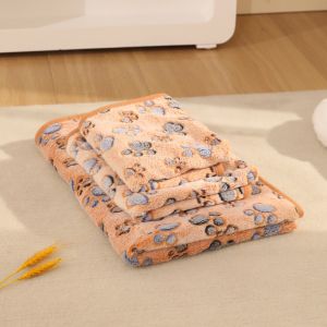 FXUP Hai Thảm dành cho thú cưng Mềm mại Lông ngắn Giường ngủ cho thú cưng Dễ thương Ấm áp Chăn lót cho thú cưng Dành cho mèo và chó nhỏ