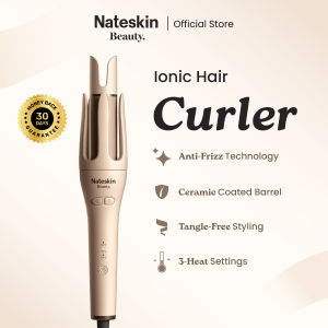 Nateskin Beauty Hair Curler: Easy Automatic Styling 30M Negative Ions Anti-Frizz Curls for Medium Long Hair