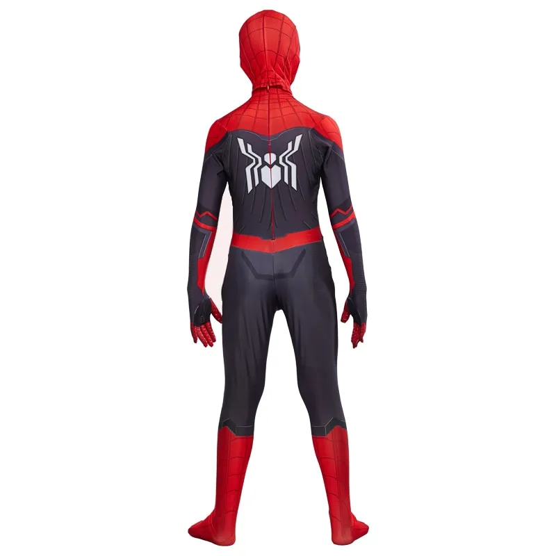 Superhero Spiderman Far From Home Cosplay Halloween Costume Peter Parker Zentai  Suit Bodysuit Jumpsuit Suit for Kids Adult 3D Style