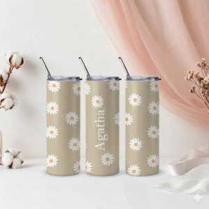 [SG] Personalised Customised Kyra Insulated Print Tumbler Stainless Steel Coffee Tumbler Travel Mug