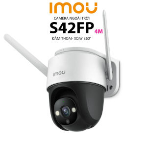 Camera IMOU PTZ S42FP 4M 2K Xoay 360 Độ- Đàm Thoại 2 Chiều- Ban Đêm Có Màu- Góc Nhìn Siêu Rộng - Wifi Ngoài Trời Chính Hãng