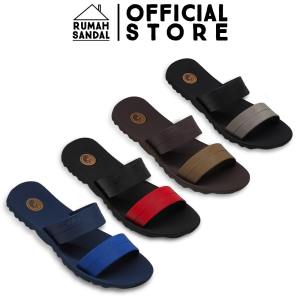 Sandal Pria Camou Cowok Dewasa Kekinian Distro Sendal Slide Slip On Full Karet DAKOTA Spinel Anti Licin
