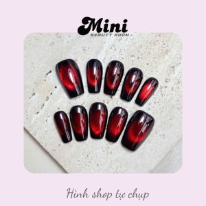 NAILBOX THIẾT KẾ MẪU MẮT MÈO ĐỎ - M004