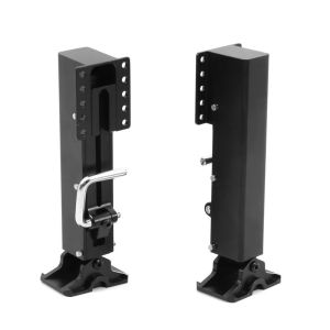 1:14 Metal Legs Electric Lift Outrigger Frame Support Feet Pillar for 1/14 Tamiya Truck Trailer Tractor RC Model Car