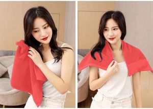 Handuk Wajah Leher Cokelat 35x70 Cotton 100% Tebal Lembut Termurah Terlaris