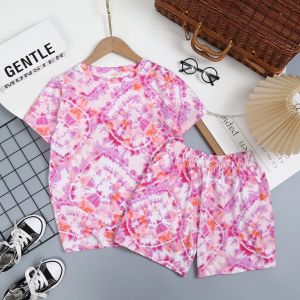 [40-62kg] Đồ bộ bé gái size đại set mẹ và bé tay ngắn thun cotton vnxk Jennie kids J504