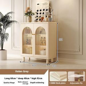 AUREO Storage Cabinet Sideboard Cabinet Living Room Cabinet Storage Light Luxury Wine Cabinet Tea Cabinet And Meal Preparation Cabinet