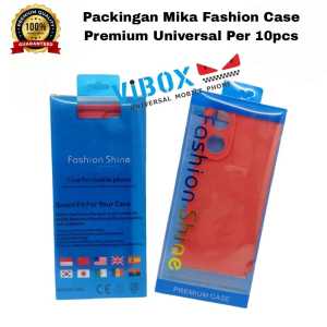 (10PCS) Packing Mika Fashion Case Premium Packing Universal Case Hp internasional Cocok buat Semua Ukuran hape