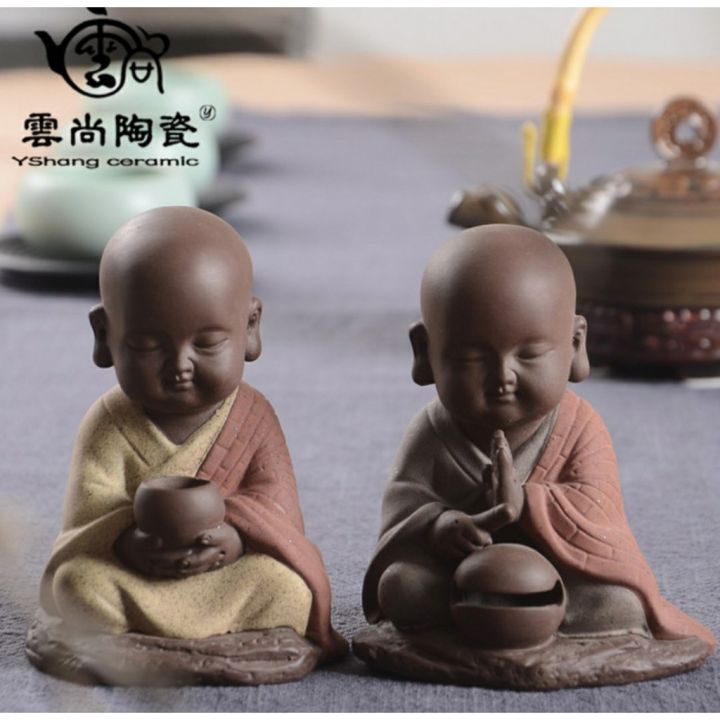 Tượng Chú Tiểu Gốm Tử Sa- Tượng Gốm Trang Trí Nhà Cửa - Quà Tặng ...