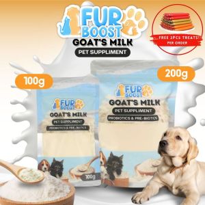 200g Puppy Lab Goat Milk Powder All Stages Adult Puppy Naturally Boost Immunity Digestion Pets Milk Powder
